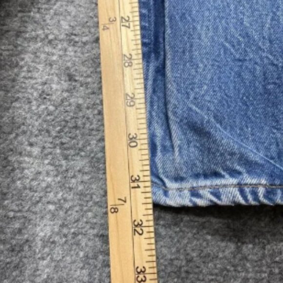 Vintage Levis Jeans Men 38x31 Blue 501 Button Fly Classic Straight Y2K Tag 42x34 - Picture 6 of 13